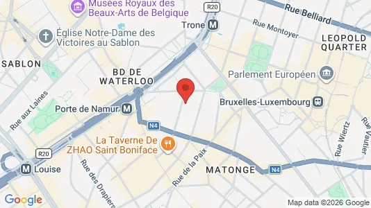 Apartments for rent i Brussels Elsene - kort over placeringen