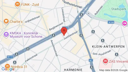 Apartments for rent i Stad Antwerp - kort over placeringen
