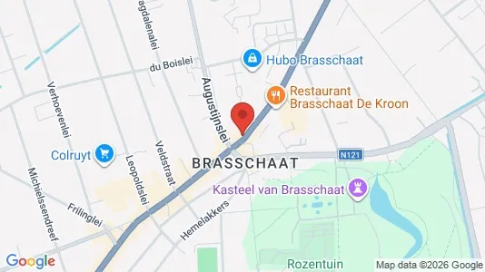 Apartments for rent i Brasschaat - kort over placeringen