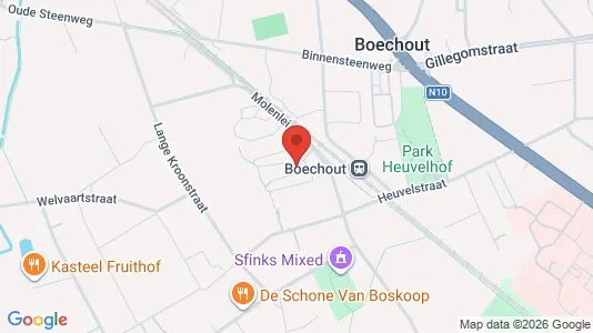 Apartments for rent i Boechout - kort over placeringen