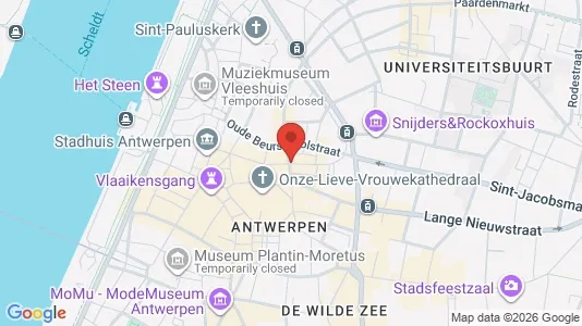 Apartments for rent i Stad Antwerp - kort over placeringen