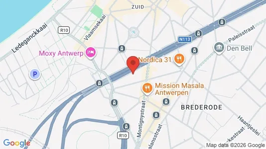 Apartments for rent i Stad Antwerp - kort over placeringen