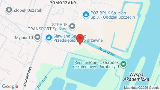 Rooms for rent i Szczecin - kort over placeringen