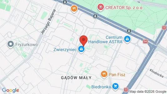 Rooms for rent i Wrocław - kort over placeringen