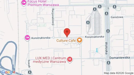 Rooms for rent i Warszawa Mokotów - kort over placeringen