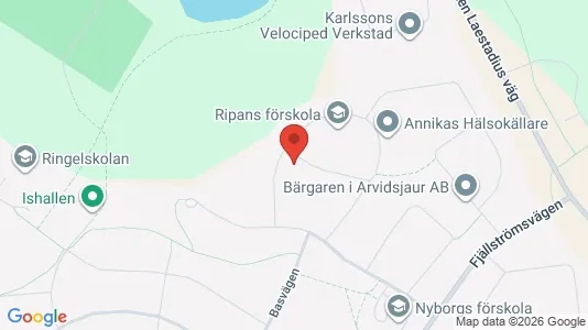 Apartments for rent i Arvidsjaur - kort over placeringen