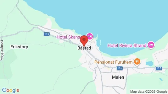Apartments for rent i Båstad - kort over placeringen