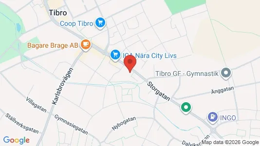 Apartments for rent i Tibro - kort over placeringen
