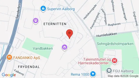 Apartments for rent i Aalborg Center - kort over placeringen