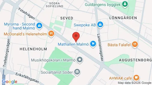 Apartments for rent i Sofielund - kort over placeringen