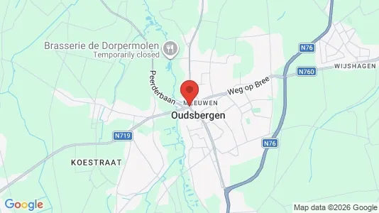 Houses for rent i Oudsbergen - kort over placeringen