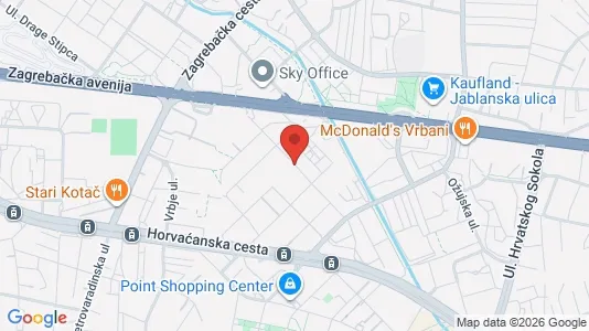Apartments for rent i Sljeme (Medvednica-Tomislavac) - kort over placeringen