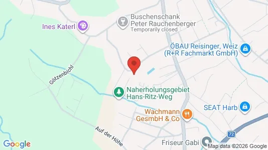 Apartments for rent i Gutenberg-Stenzengreith - kort over placeringen