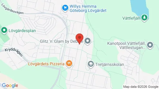 Apartments for rent i Angered - kort over placeringen