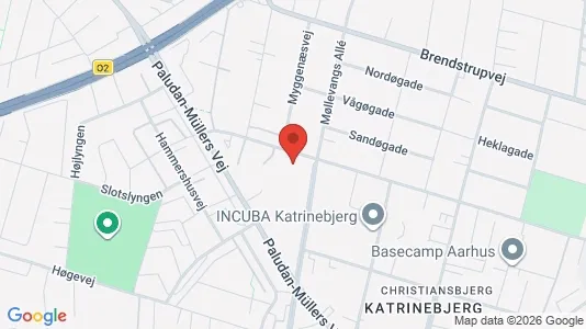 Apartments for rent i Aarhus N - kort over placeringen