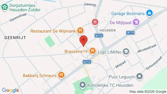 Apartments for rent i Heusden-Zolder - kort over placeringen