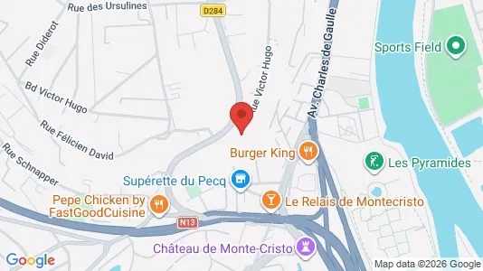 Apartments for rent i Saint-Germain-en-Laye - kort over placeringen
