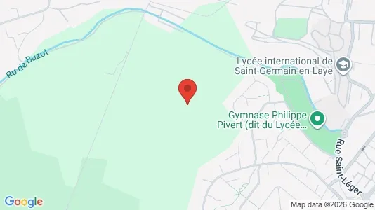 Apartments for rent i Saint-Germain-en-Laye - kort over placeringen