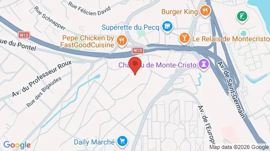 Apartments for rent i Saint-Germain-en-Laye - kort over placeringen