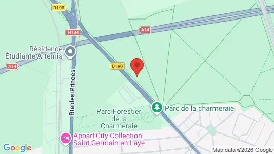 Apartments for rent i Saint-Germain-en-Laye - kort over placeringen