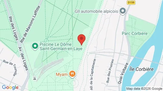 Apartments for rent i Saint-Germain-en-Laye - kort over placeringen