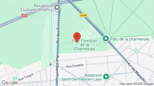 Apartments for rent i Saint-Germain-en-Laye - kort over placeringen
