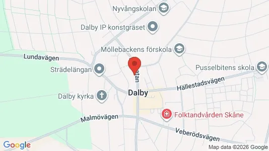 Rooms for rent i Lund - kort over placeringen