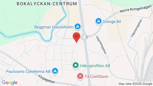 Apartments for rent i Husie - kort over placeringen