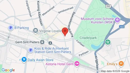 Apartments for rent i Stad Gent - kort over placeringen