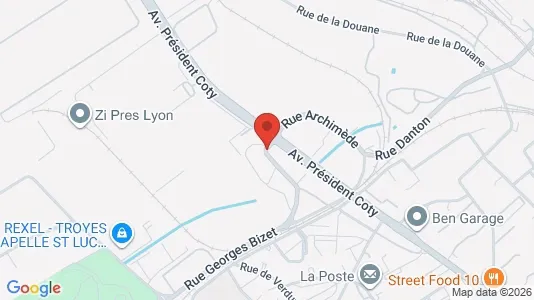 Apartments for rent i Nogent-sur-Seine - kort over placeringen