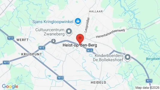 Apartments for rent i Heist-op-den-Berg - kort over placeringen