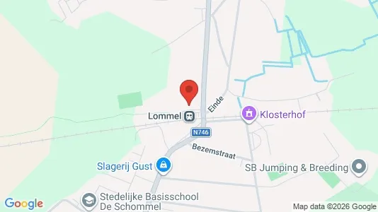 Apartments for rent i Lommel - kort over placeringen