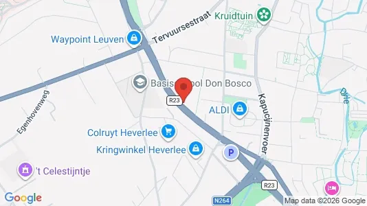 Apartments for rent i Leuven - kort over placeringen