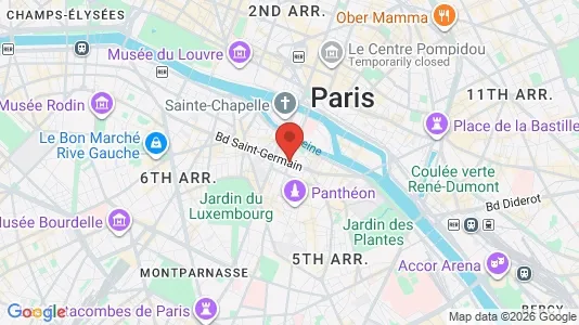 Apartments for rent in Paris 5ème arrondissement - Latin Quarter - Photo from Google Street View