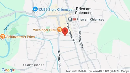 Apartments for rent i Rosenheim - kort over placeringen