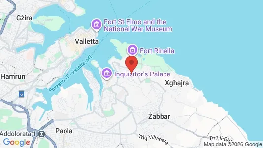 Apartments for rent i Il-Kalkara - kort over placeringen