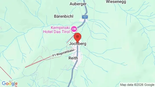 Apartments for rent i Jochberg - kort over placeringen