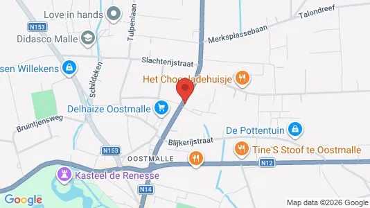 Apartments for rent i Malle - kort over placeringen