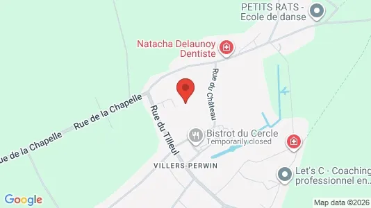 Apartments for rent i Les Bons Villers - kort over placeringen