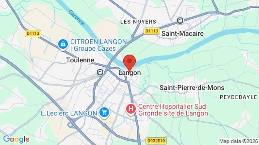 Apartments for rent in Langon - Photo from Google Street View