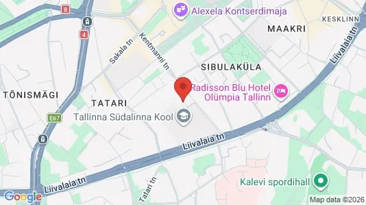 Apartments for rent i Tallinn Kesklinna - kort over placeringen