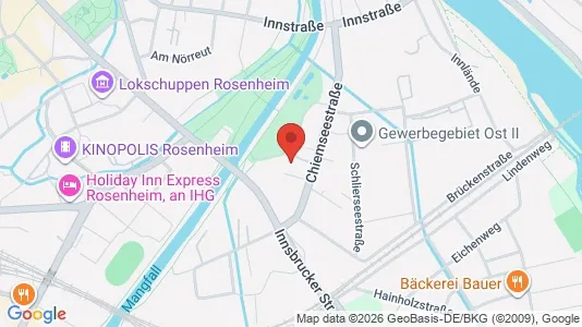 Apartments for rent i Rosenheim - kort over placeringen