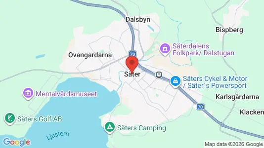 Apartments for rent in Säter - Photo from Google Street View