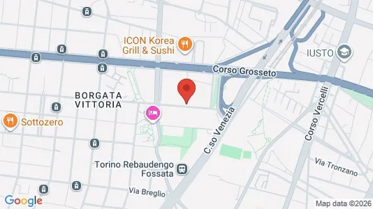 Apartments for rent i Turin - kort over placeringen