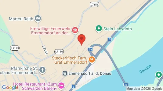 Apartments for rent i Emmersdorf an der Donau - kort over placeringen