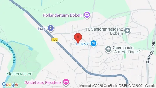 Apartments for rent i Central Saxony - kort over placeringen