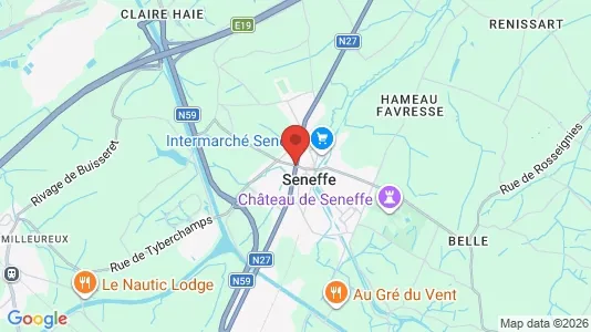 Houses for rent i Seneffe - kort over placeringen