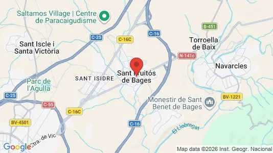 Apartments for rent in Sant Fruitós de Bages - Photo from Google Street View
