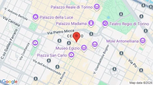Apartments for rent i Turin - kort over placeringen