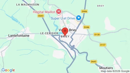 Apartments for rent i Briey - kort over placeringen